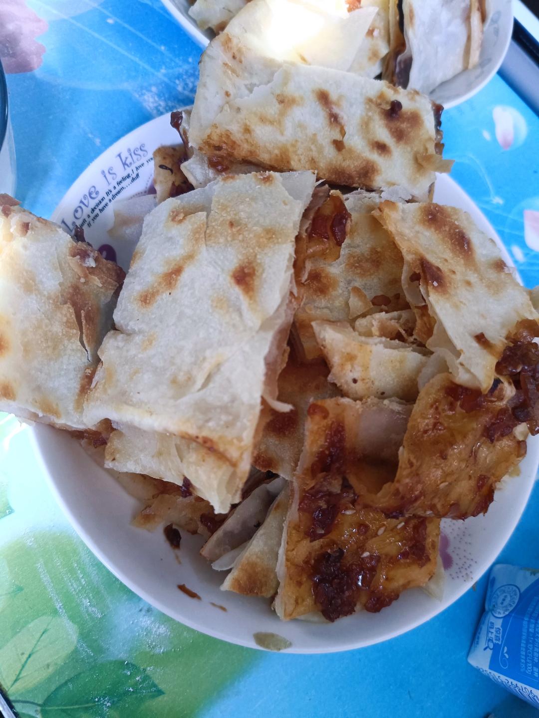 家庭版酱香饼（娃一出锅就吃三块）