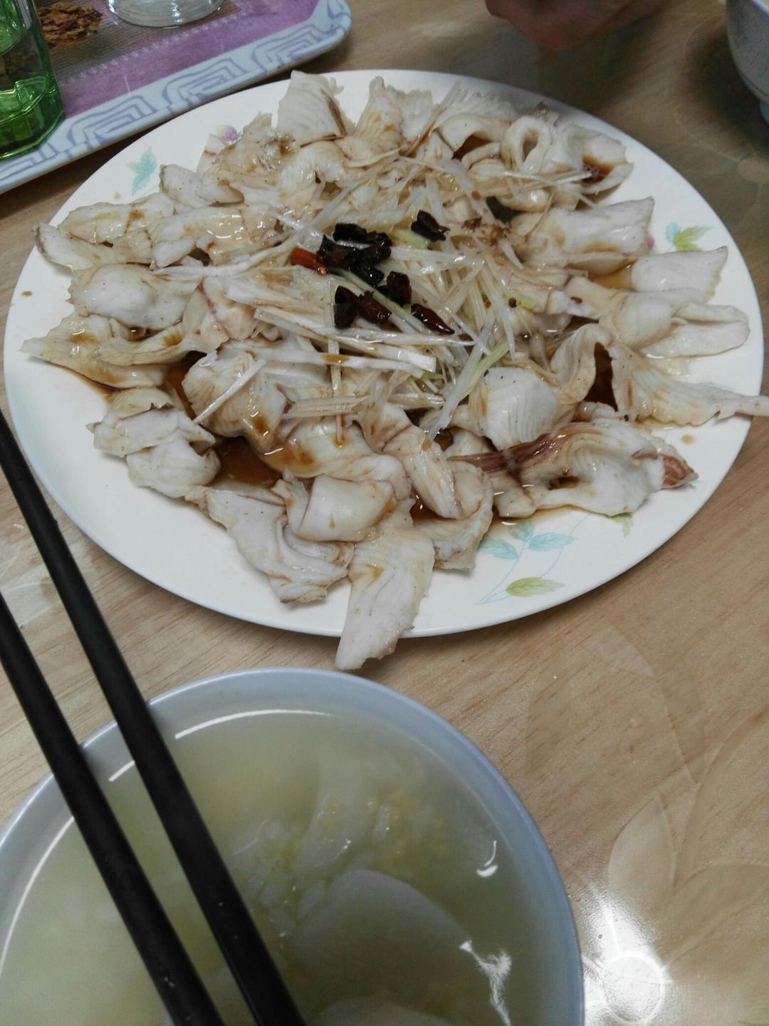 清蒸黑鱼片的做法