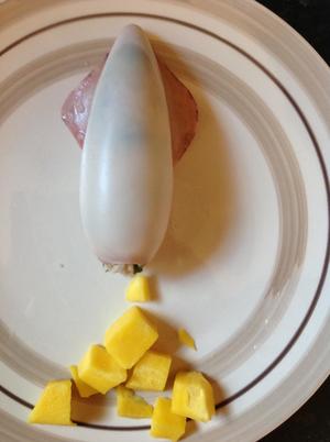 水煮鱿鱼火箭饭squid rocket的做法 步骤7