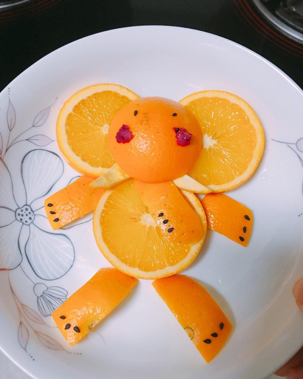 趣味水果拼盘—大象