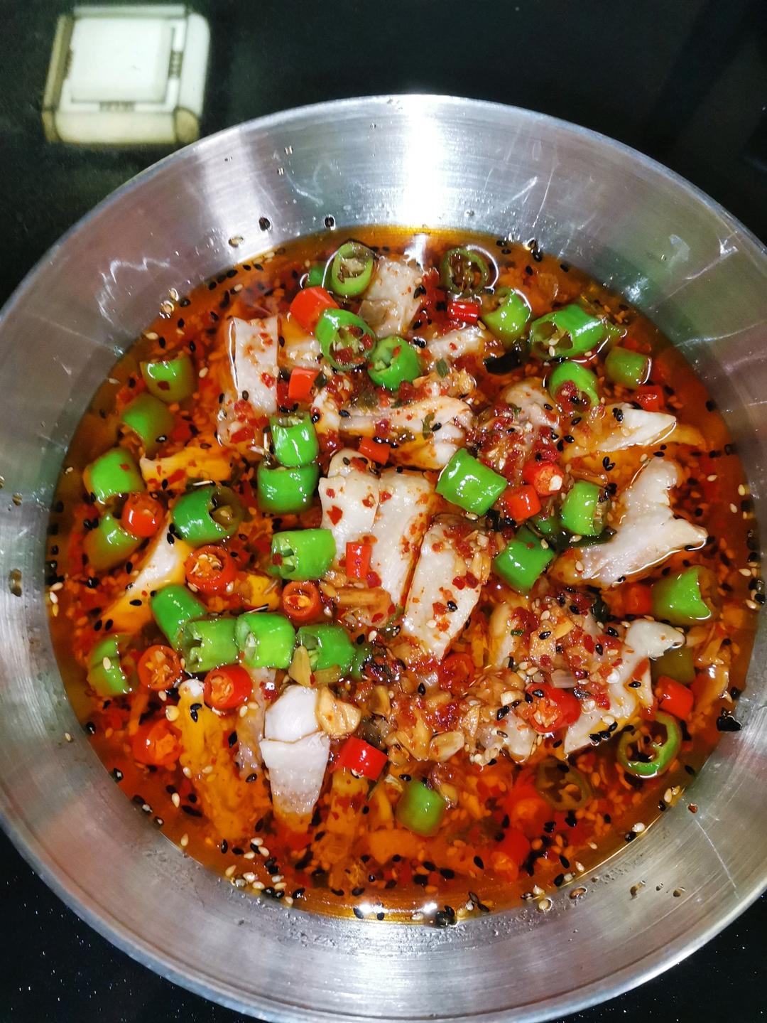 椒麻口水鸡