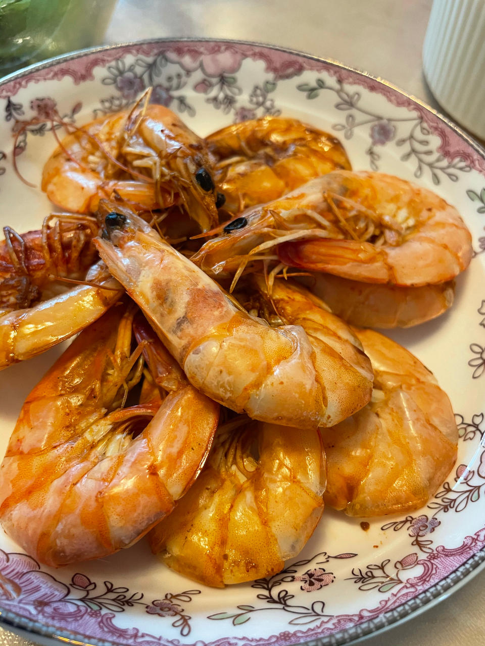 板栗君biubiubiu做的5分钟快手菜无水无油版白灼虾08