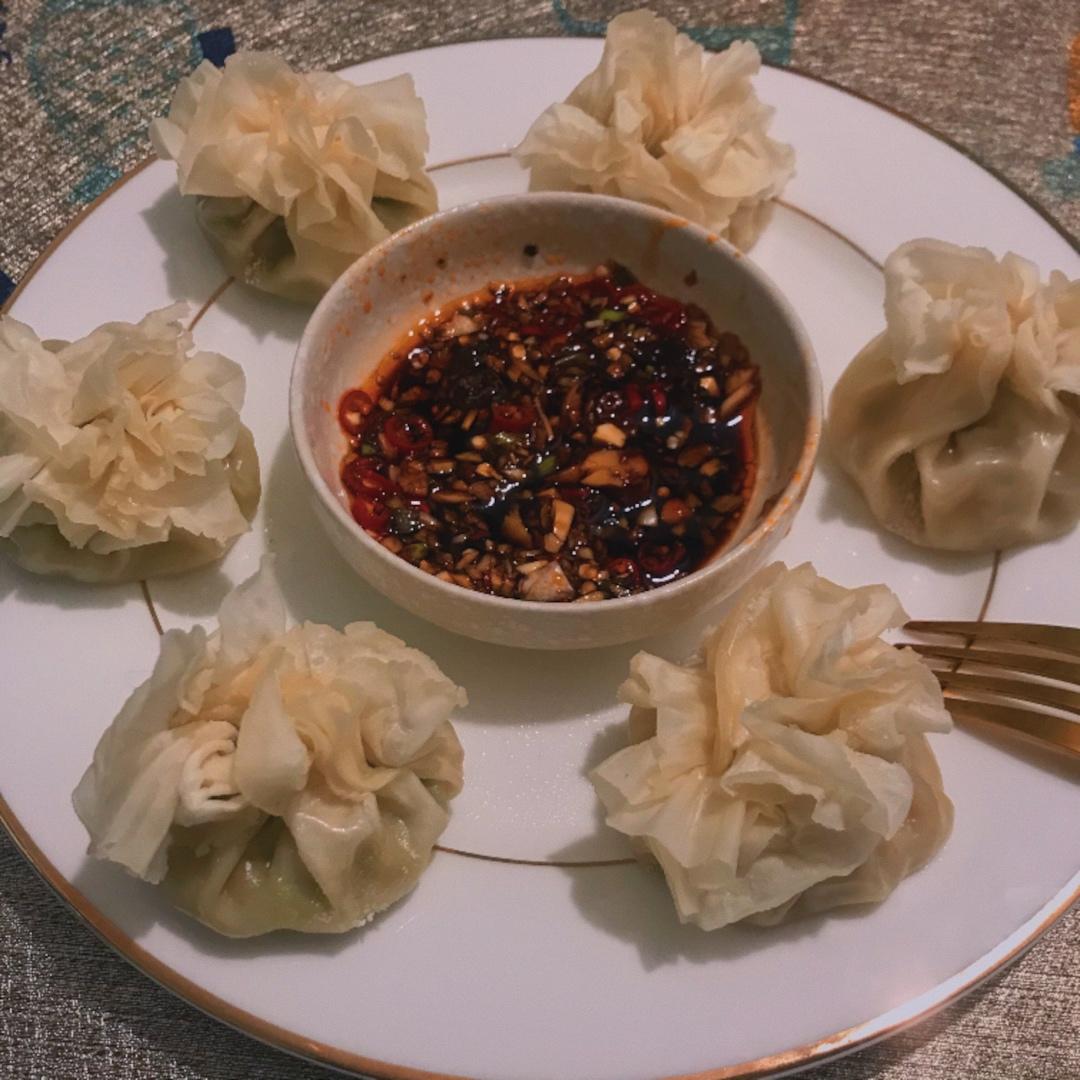 羊肉大葱烧麦