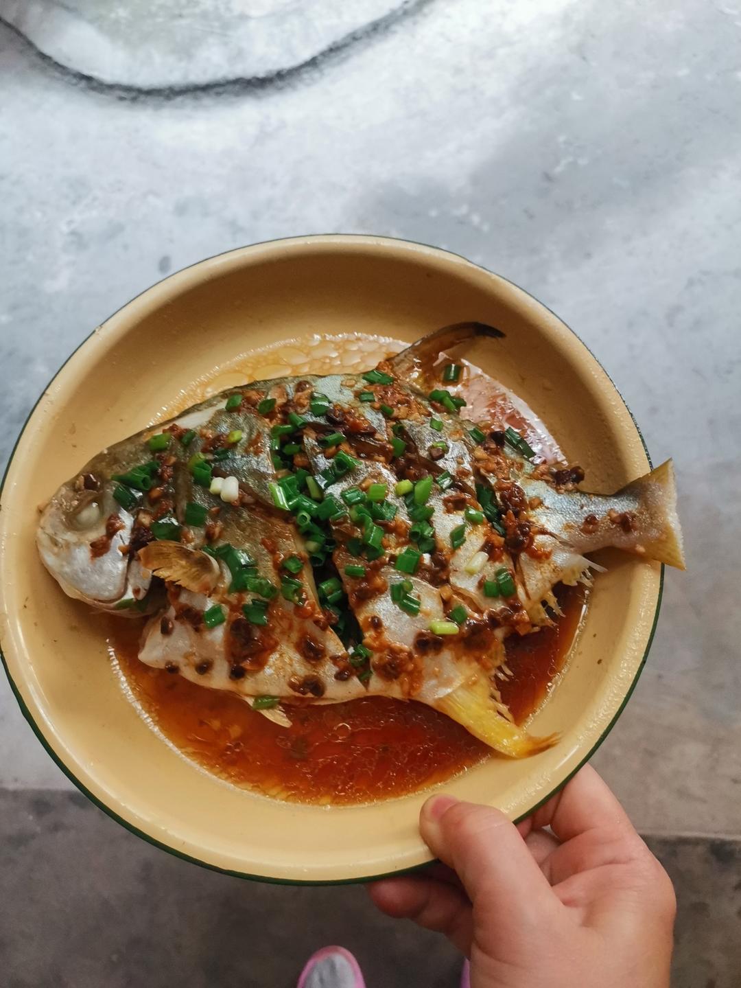 下饭菜                        豉汁蒸金仓鱼