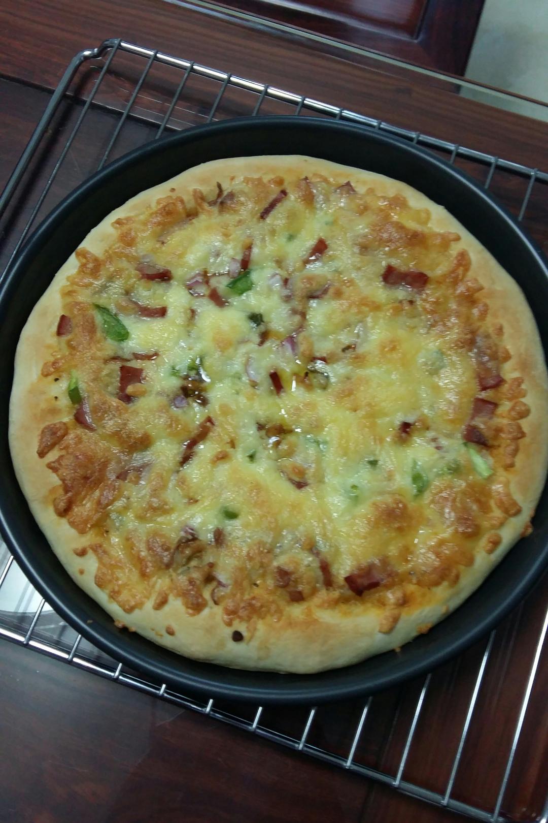 鲜虾培根披萨🍕