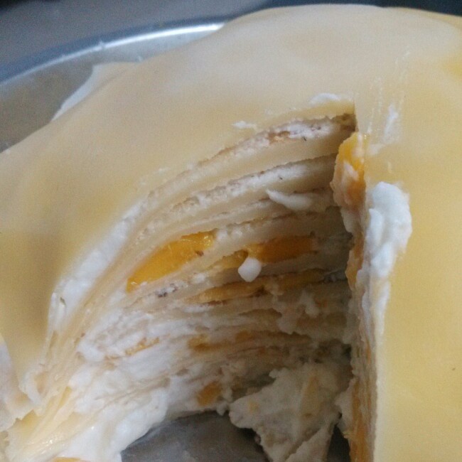 芒果千层蛋糕，100%成功告别煎皮无能