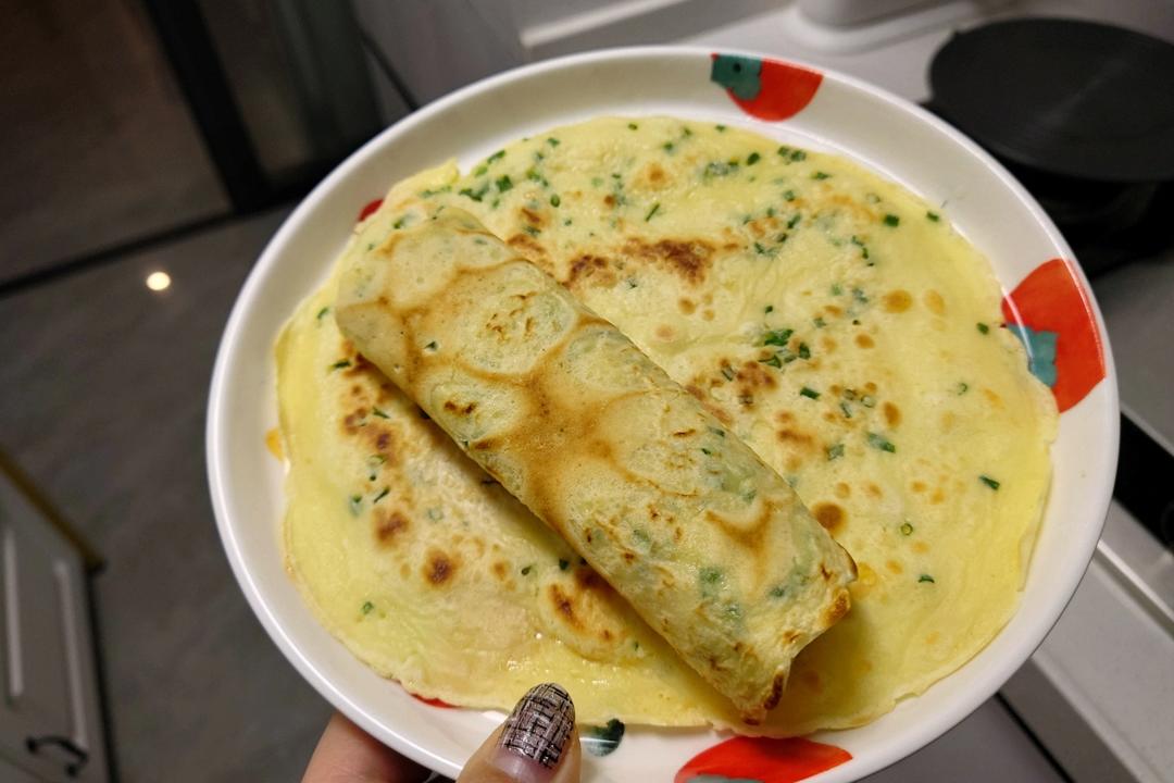 葱花蛋饼（快手营养早餐）