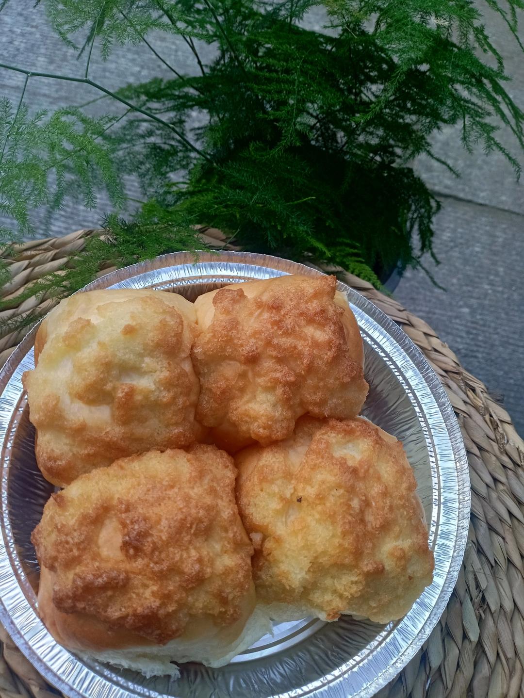 椰蓉餐包（一次发酵，玉米油版，或黄油）