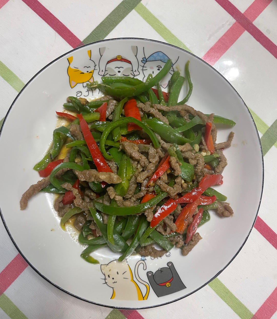双椒肉丝