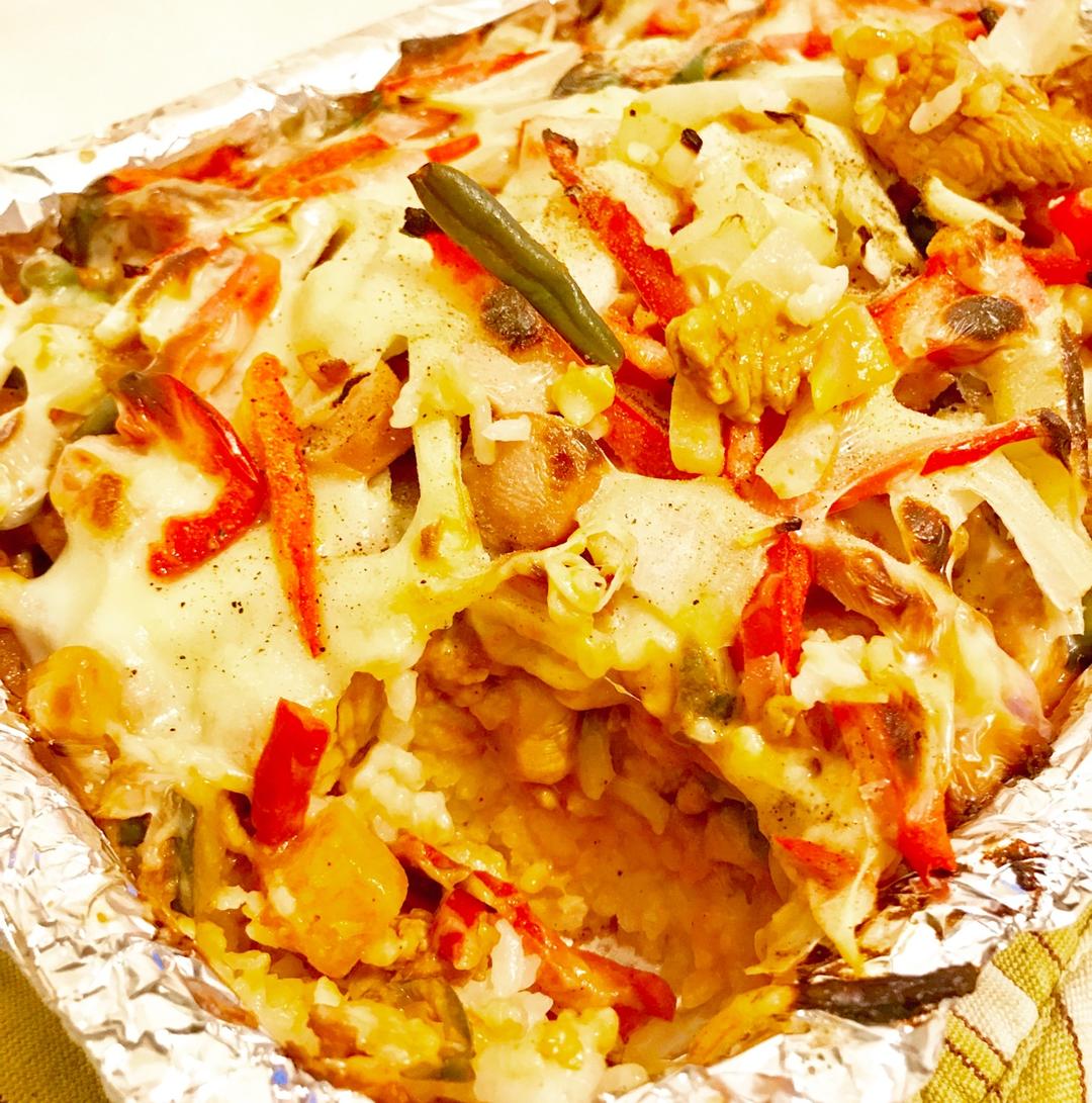 番茄鸡肉浓情焗饭【两人份】