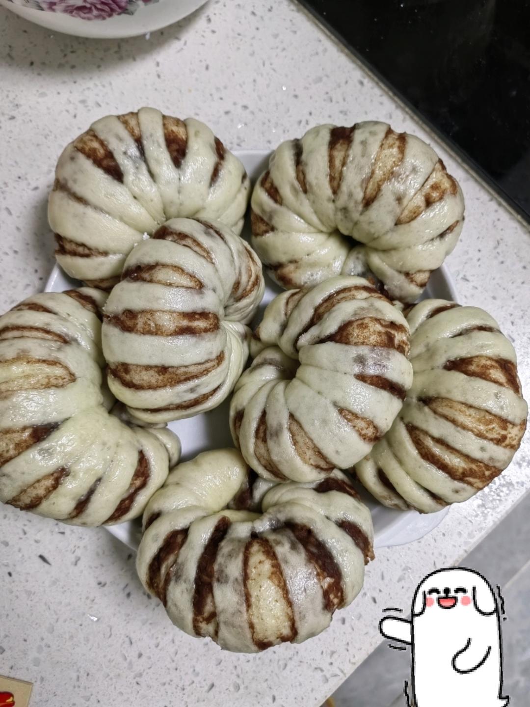 小灯笼豆沙卷 豆沙包 超治愈 一次醒发 附整形细节视频