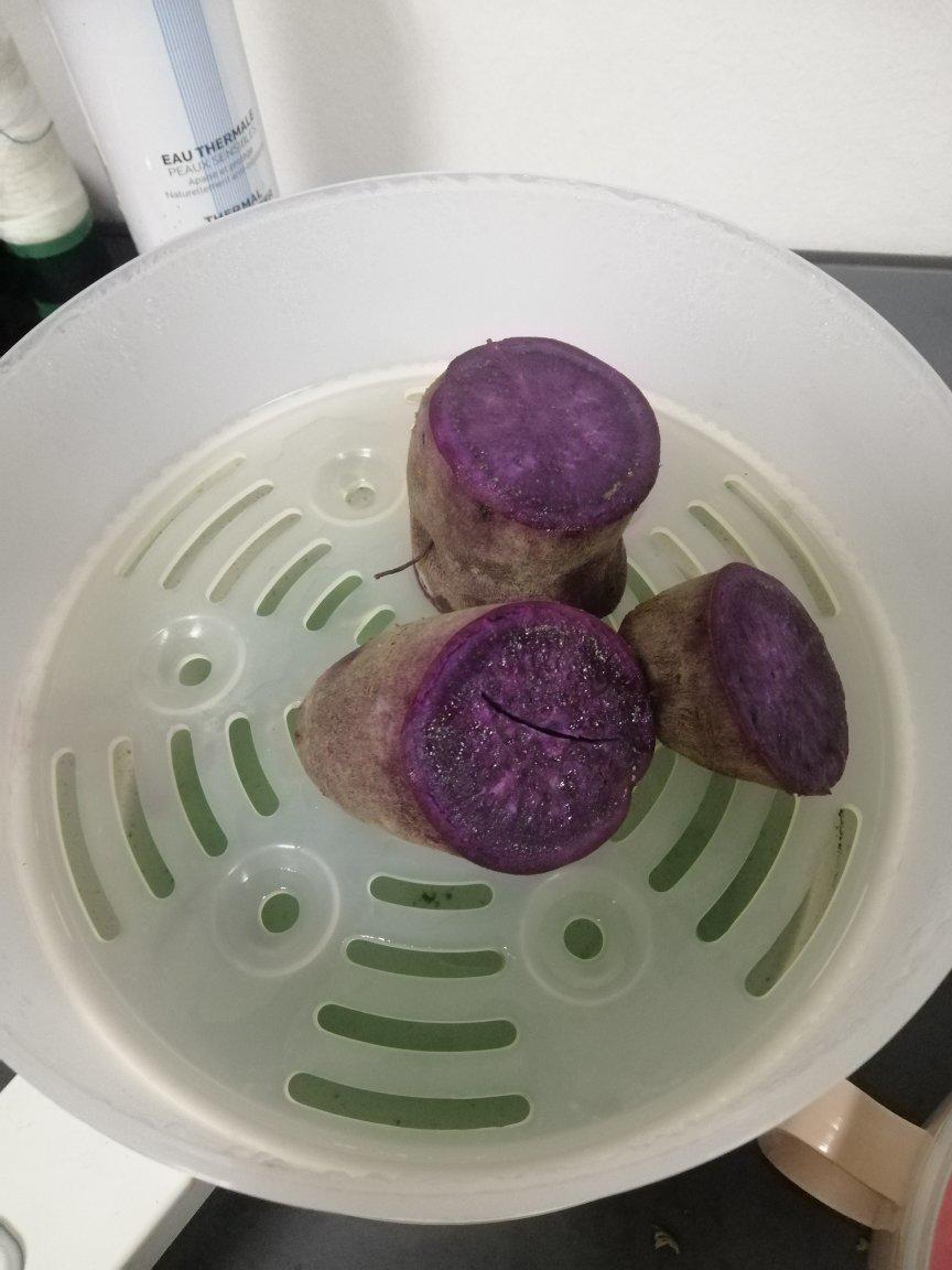 蒸紫薯