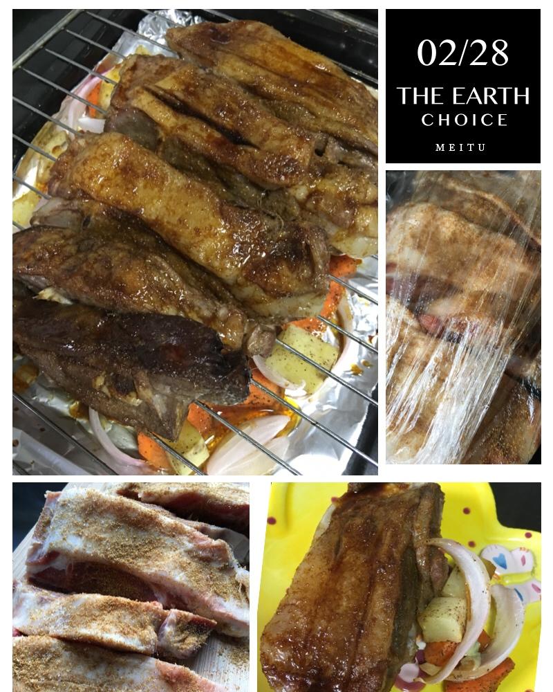 孜然蒜香烤羊腿