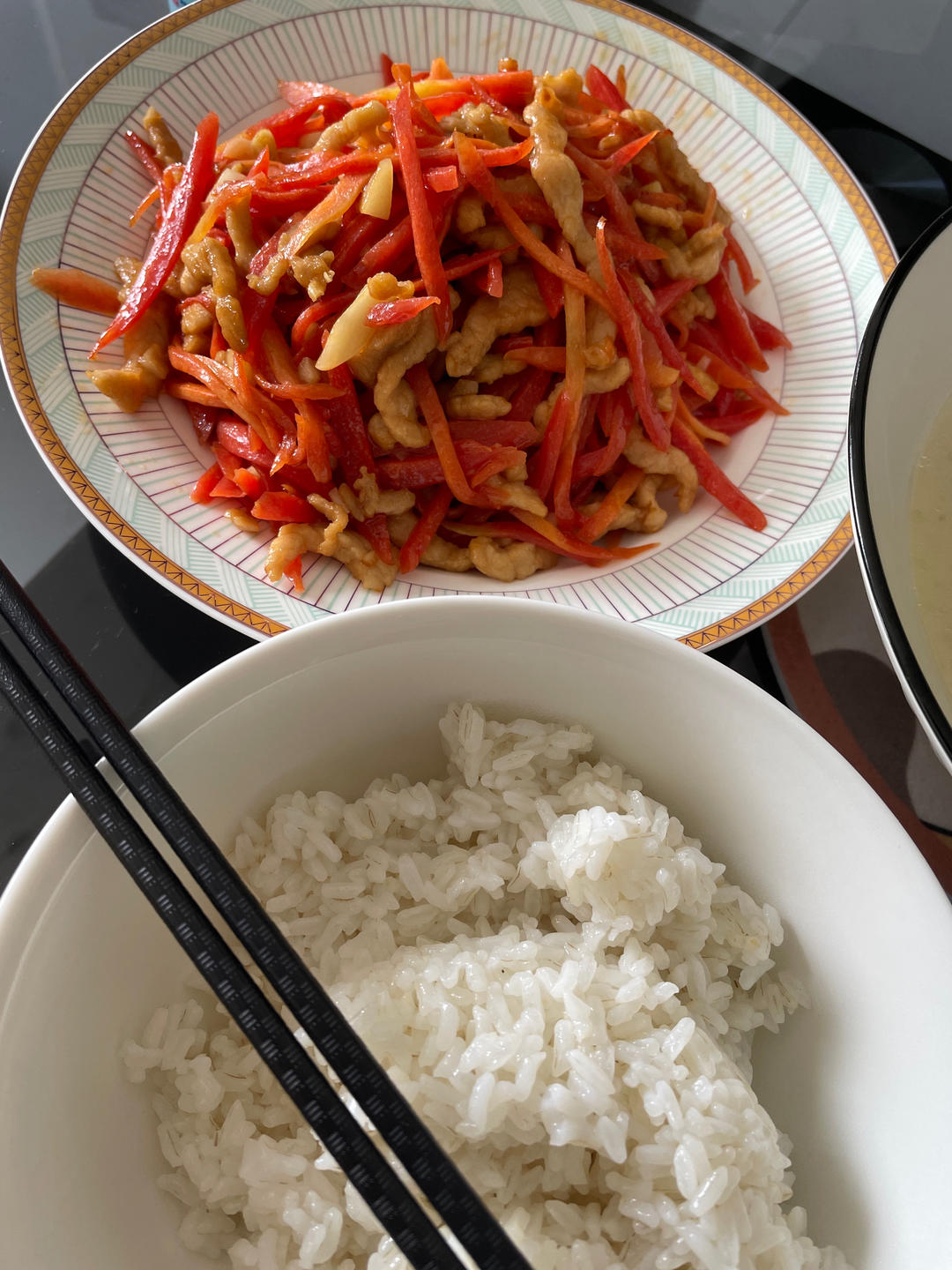 超级下饭胡萝卜丝炒肉
