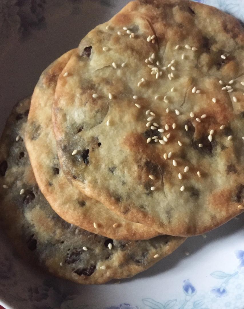 梅干菜肉饼（平底锅煎和烤箱烤两种吃法）