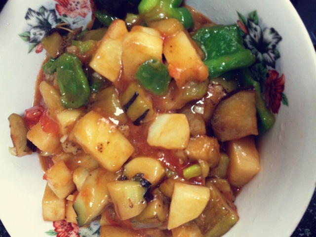 红烧茄子土豆