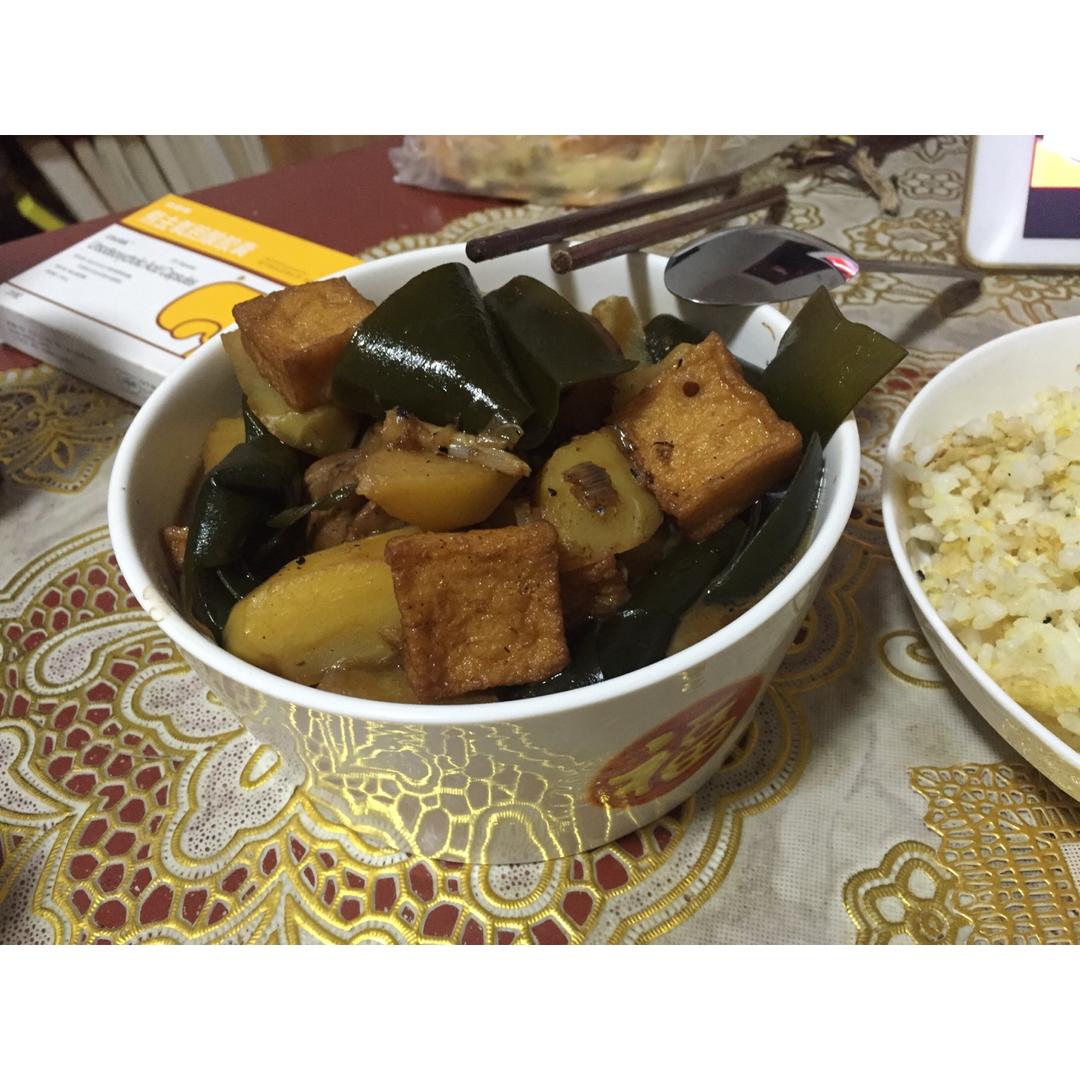 土豆炖海带结