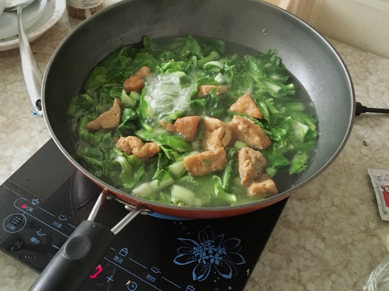 水煮白菜苔的做法