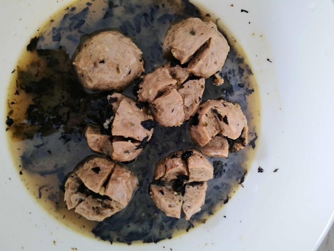 紫菜牛肉丸汤，多一步超香