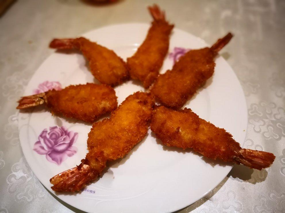 面包糠炸虾