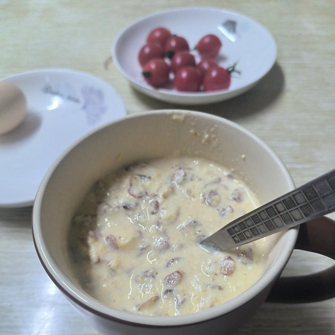 牛奶鸡蛋燕麦粥