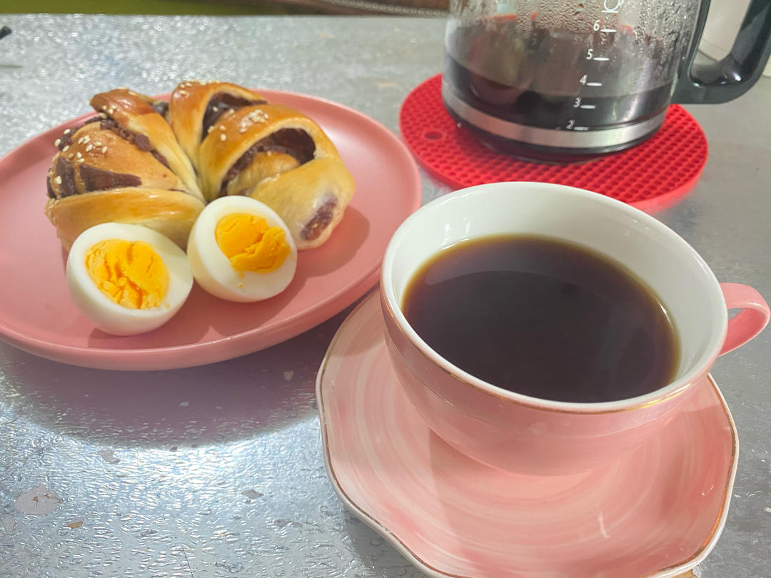 豆沙手撕吐司