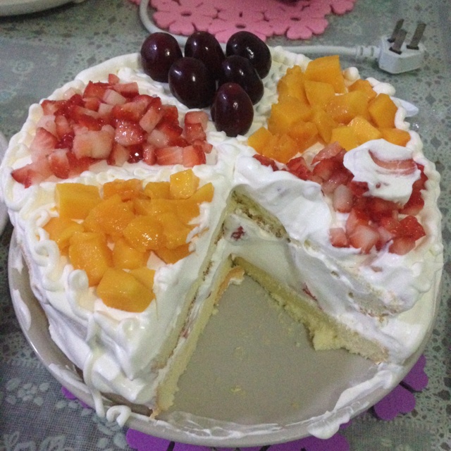 圣诞呆萌裸蛋糕