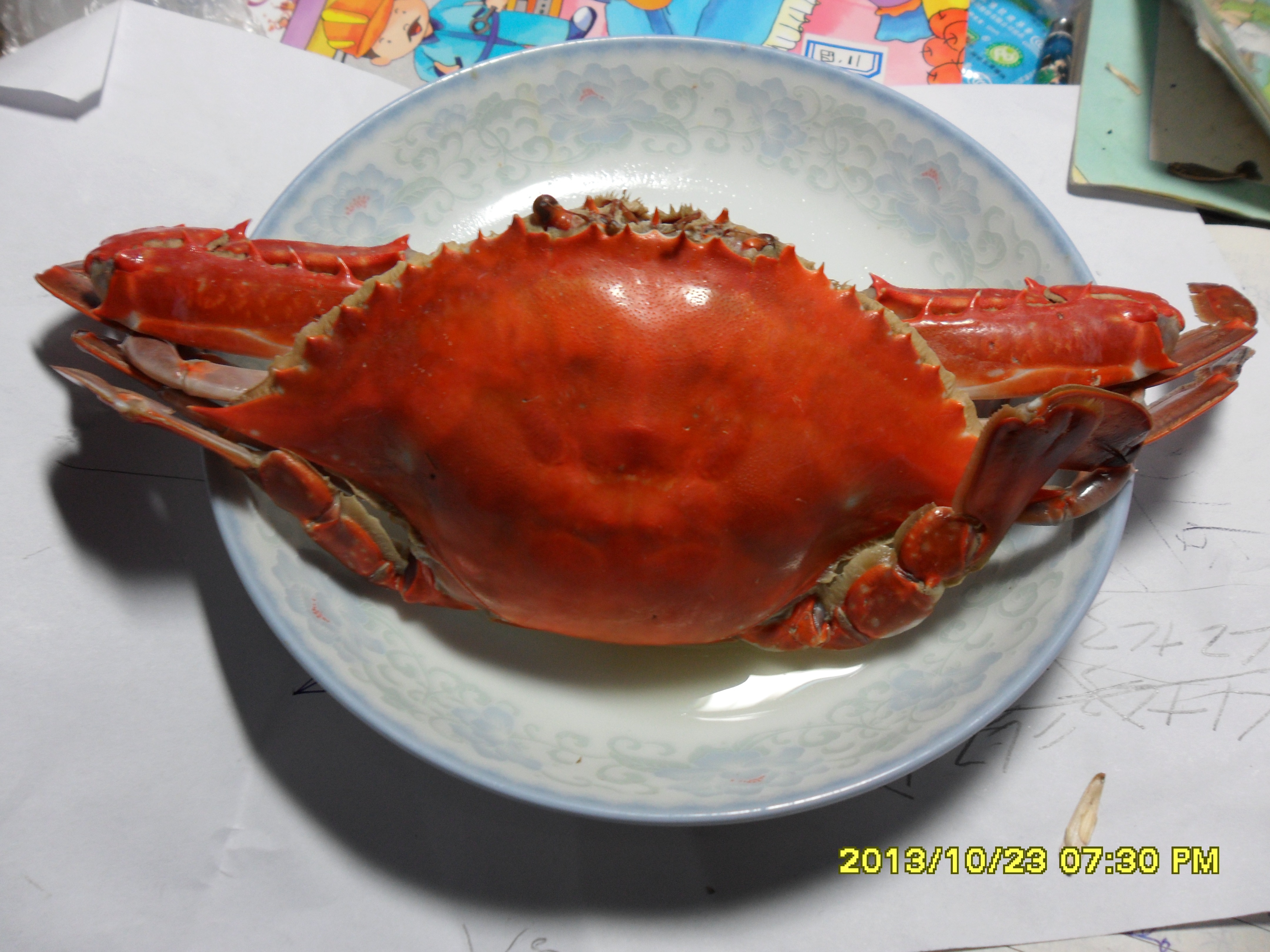 清蒸梭子蟹