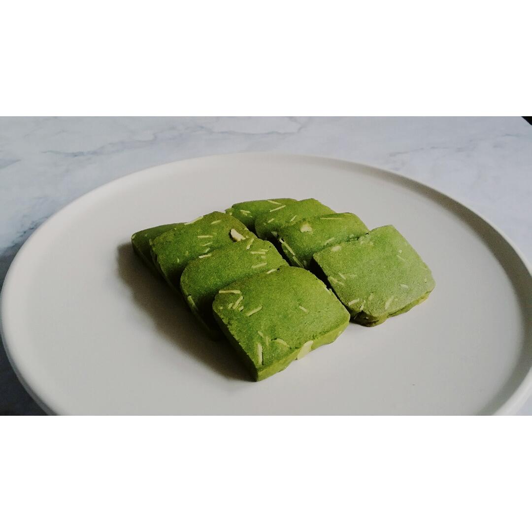 抹茶杏仁饼干