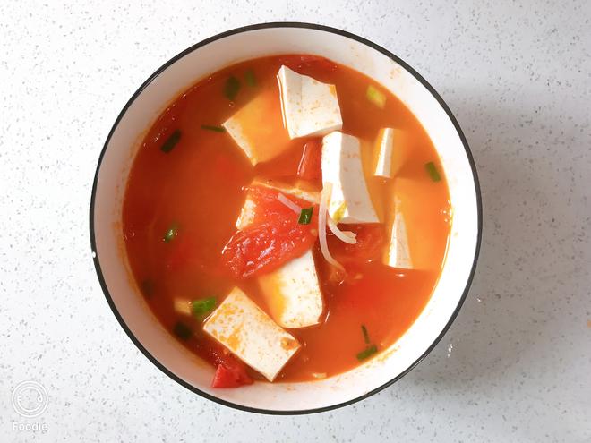 番茄豆腐汤 可能是最爽口的的做法