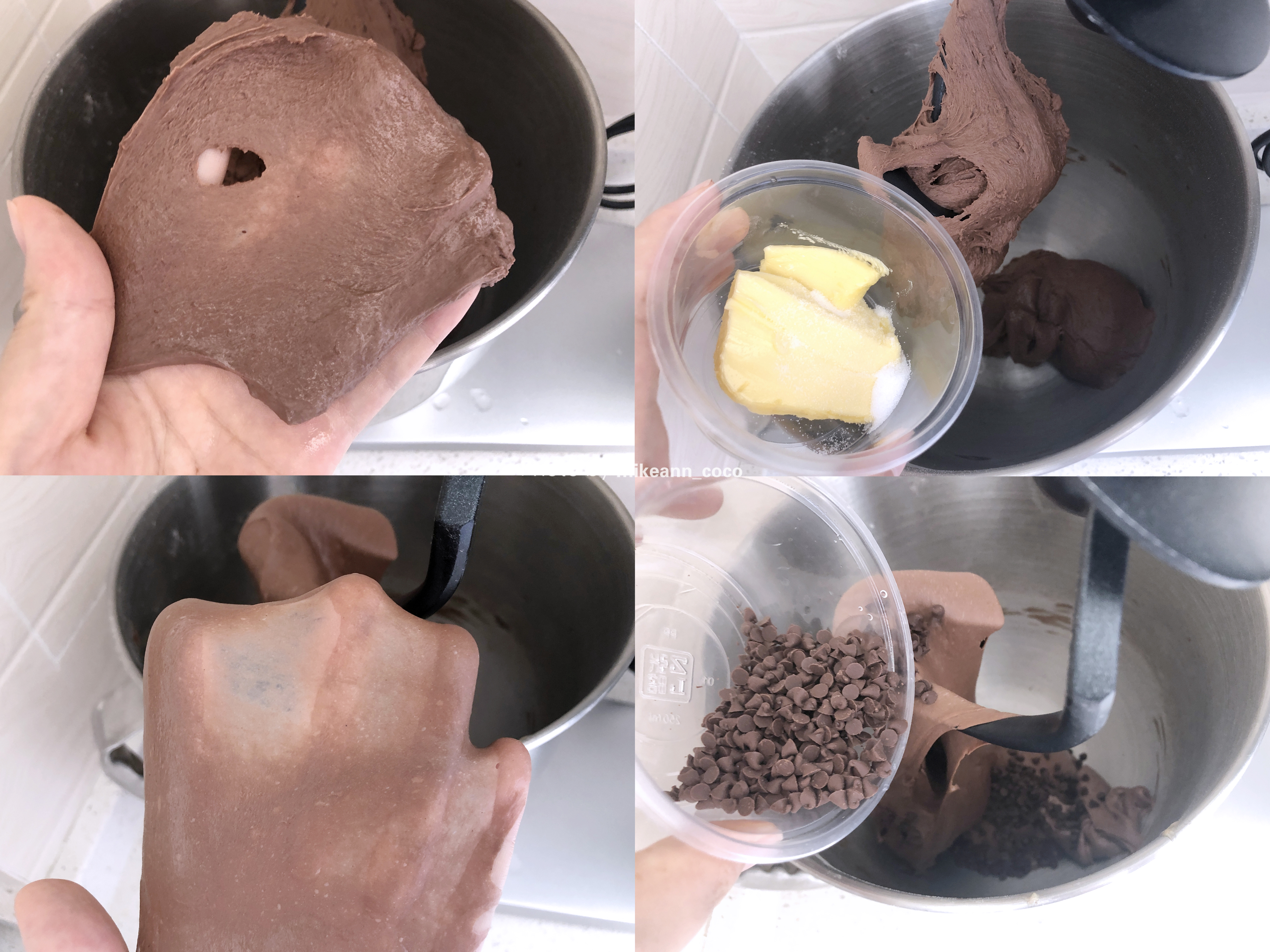 会爆浆的⭕️巧克力面包⭕️巧克力控的最爱的做法 步骤5
