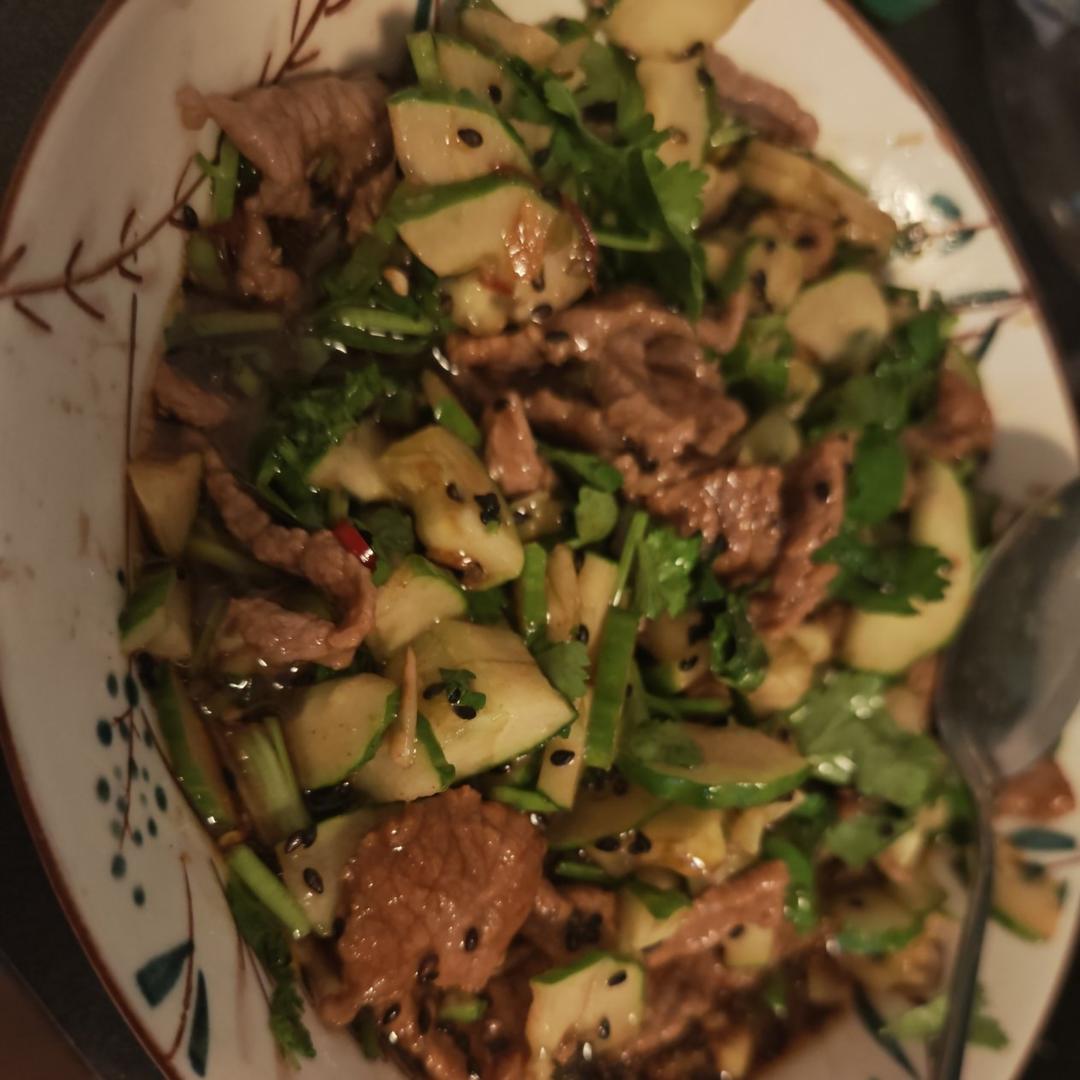 丈母娘吃了都夸的凉拌香菜牛肉