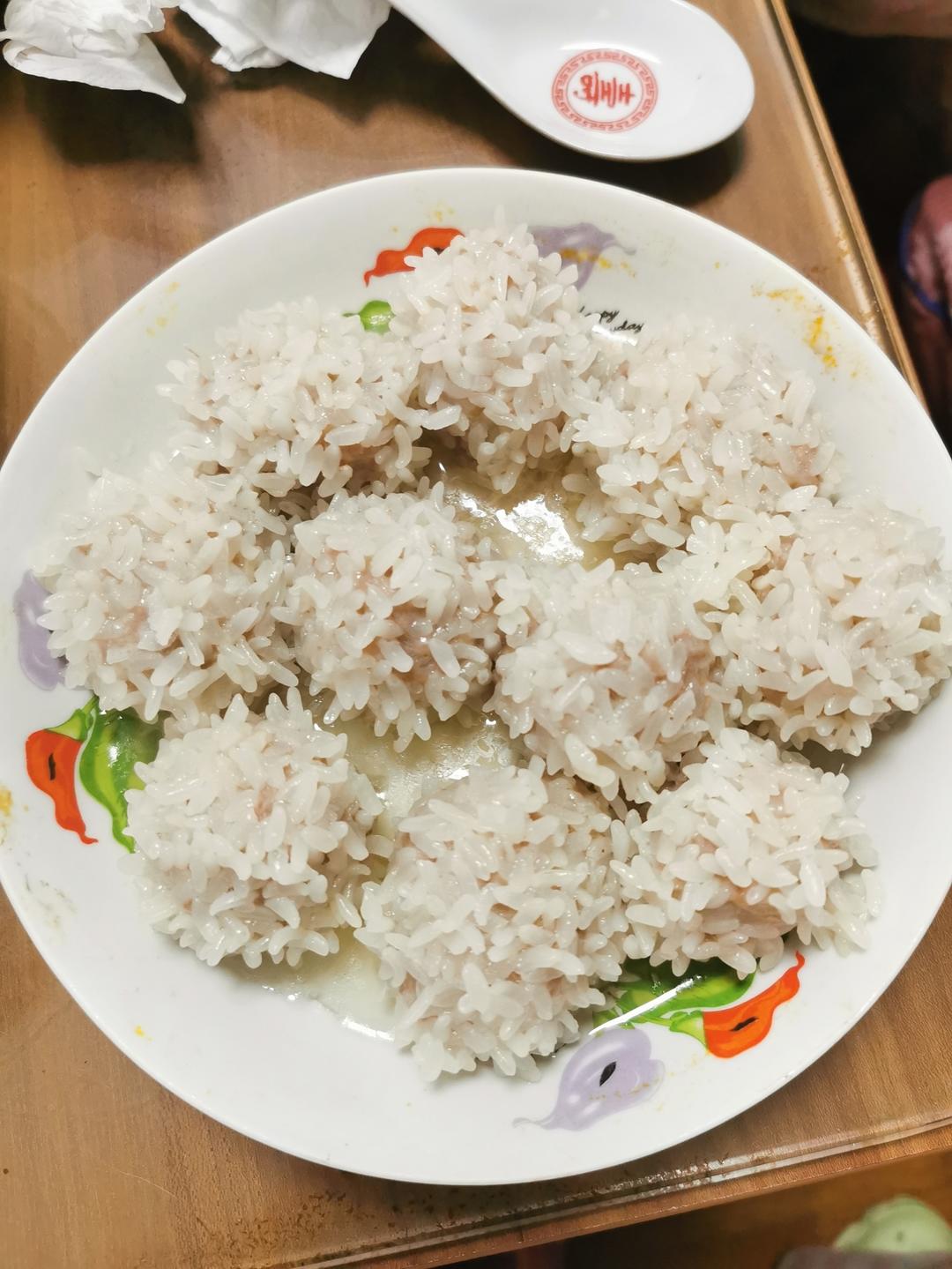 珍珠糯米肉丸子（卡亿蒸箱食谱）