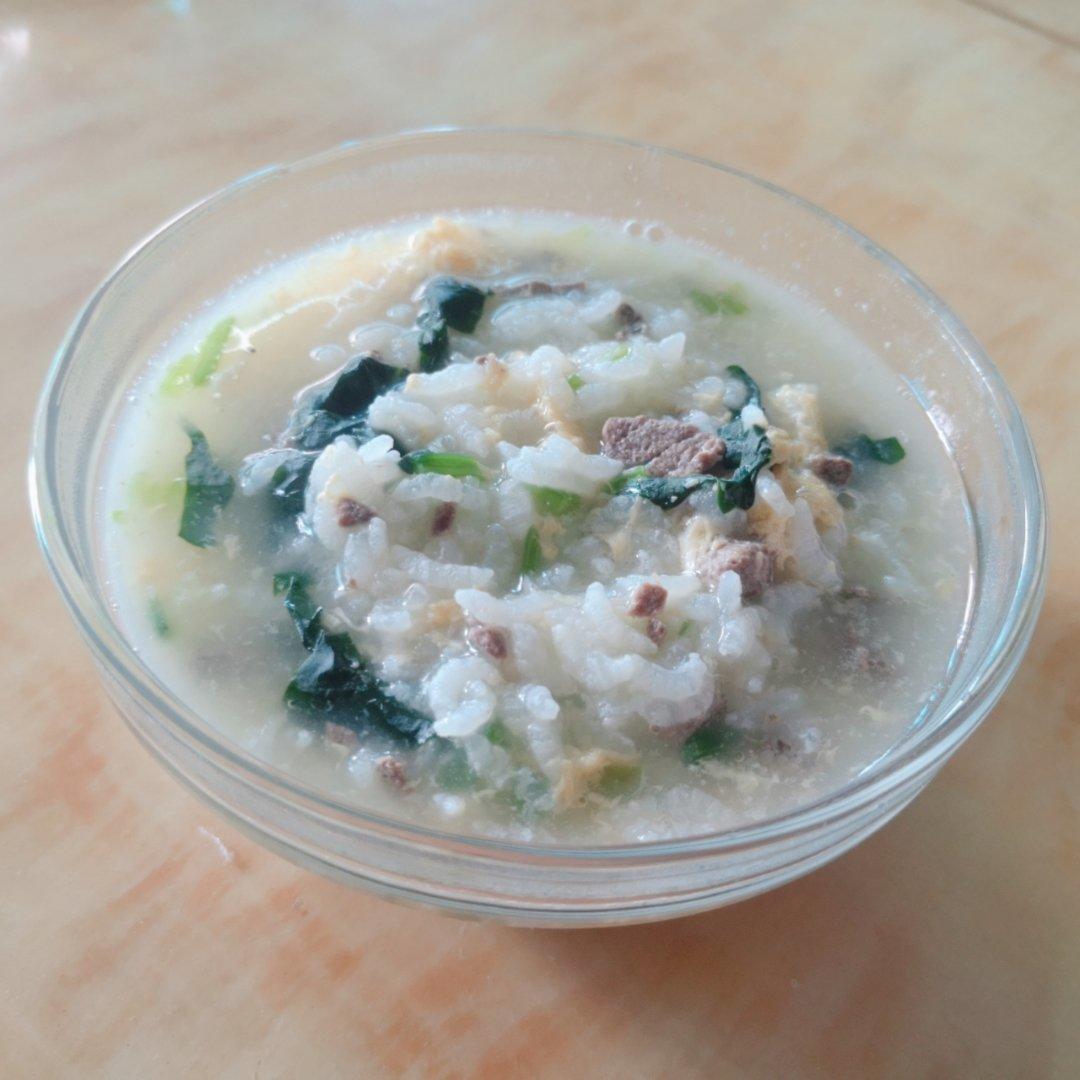 菠菜猪肝粥  宝宝辅食食谱