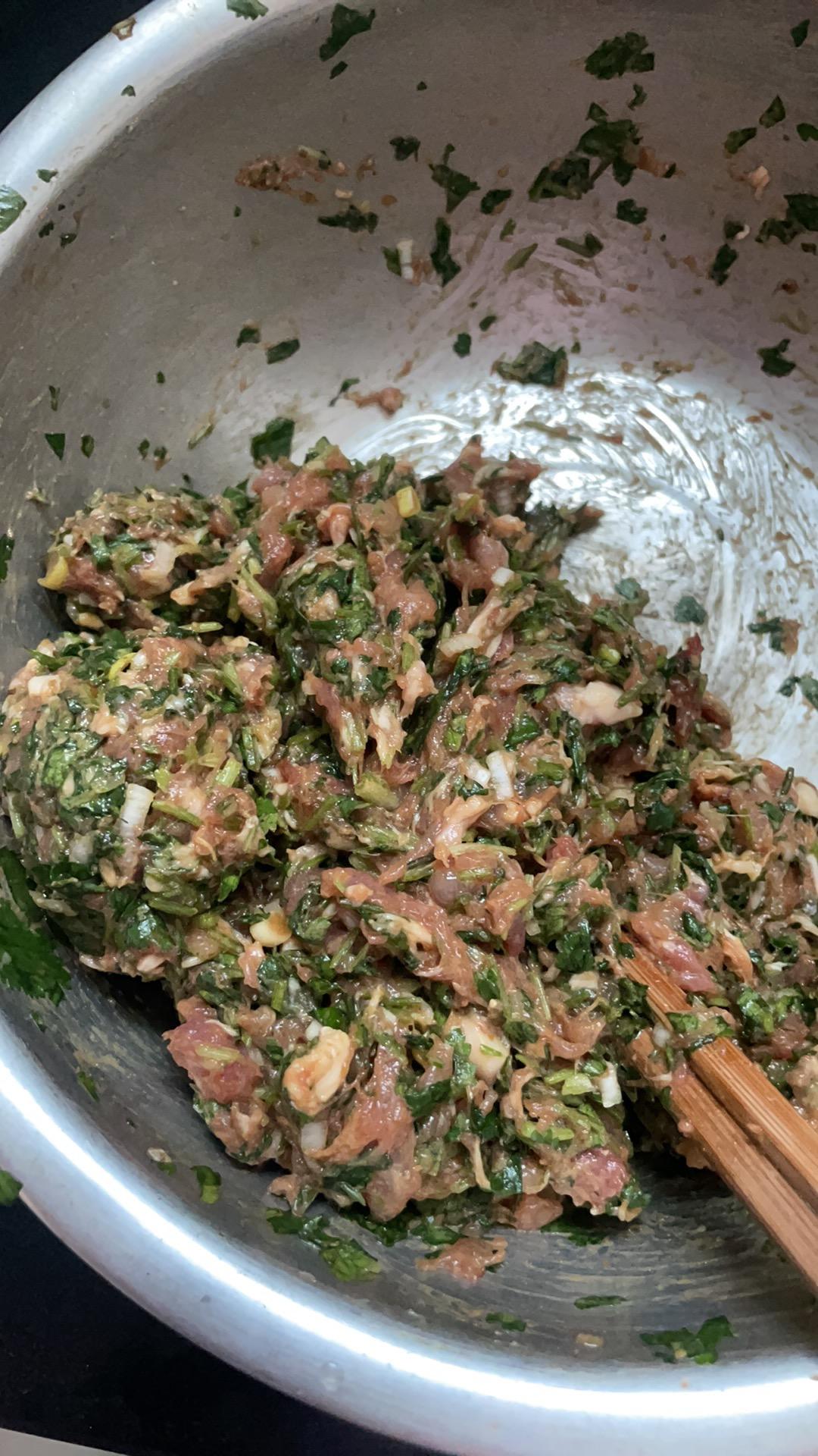 香菜猪肉水饺馅
