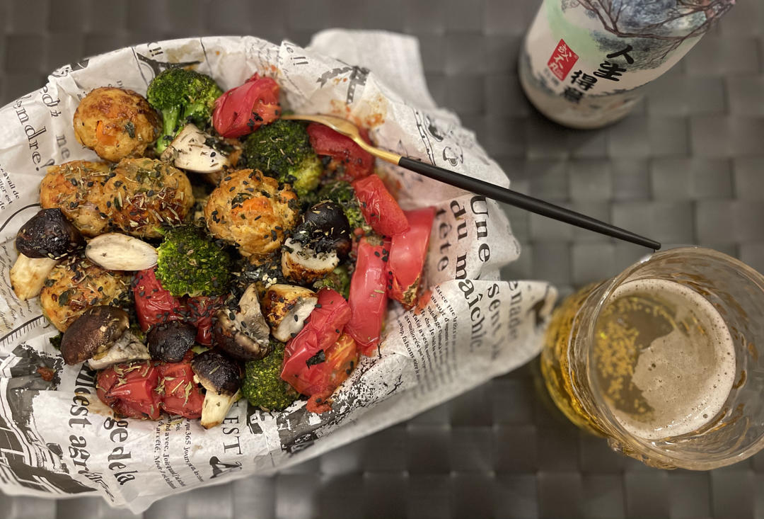 好吃又减脂的鸡胸肉丸子(烤箱版)