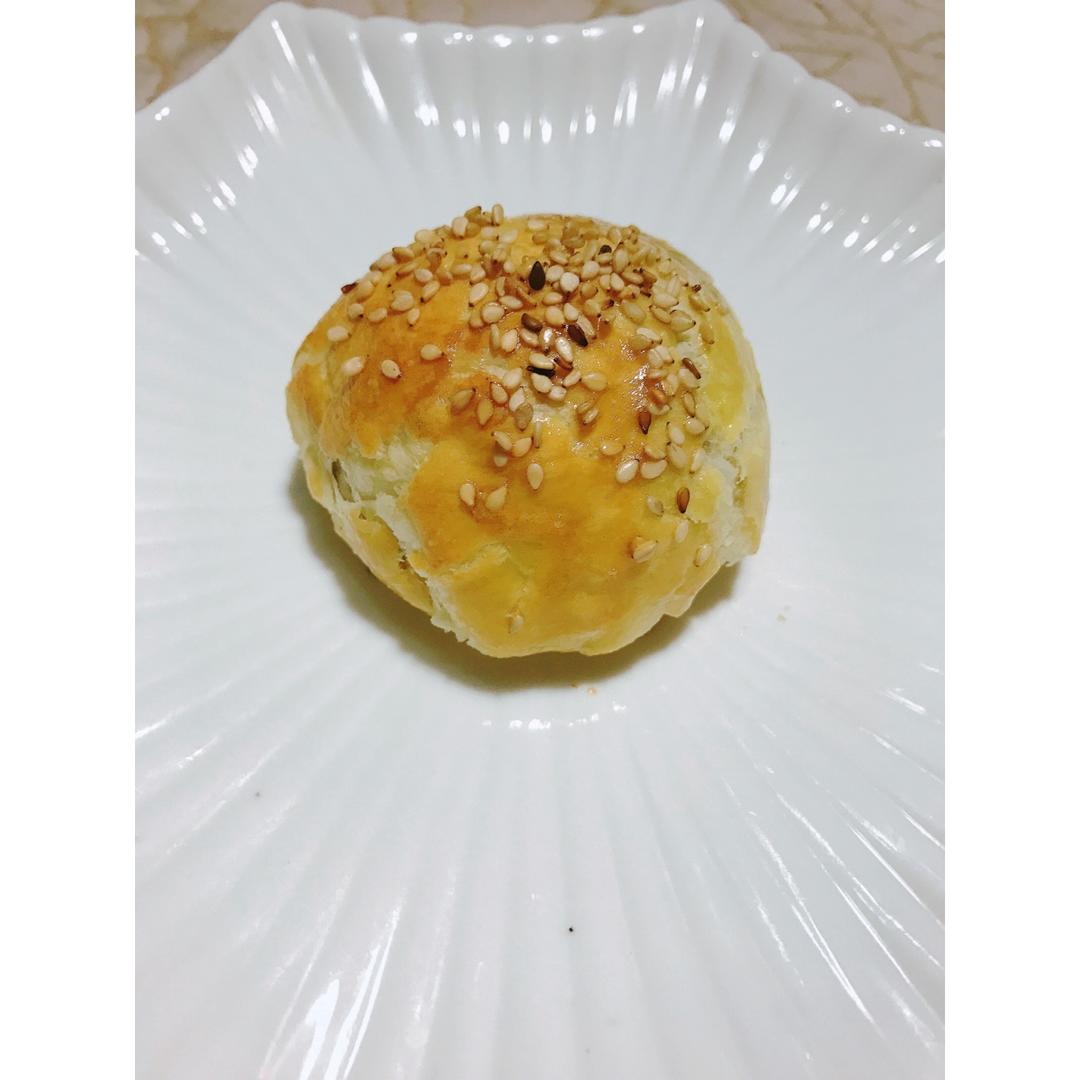 豆沙肉松蛋黄酥【馅料调配版】