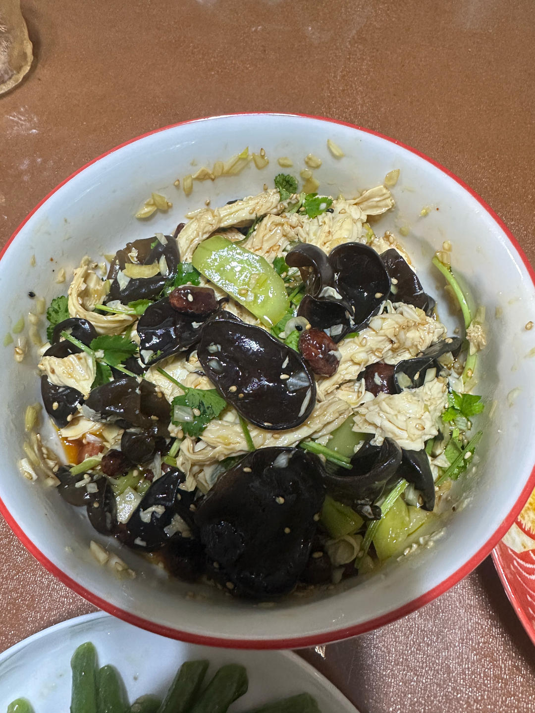 凉拌黄瓜腐竹木耳