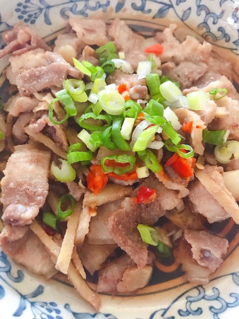 虾酱蒸五花肉