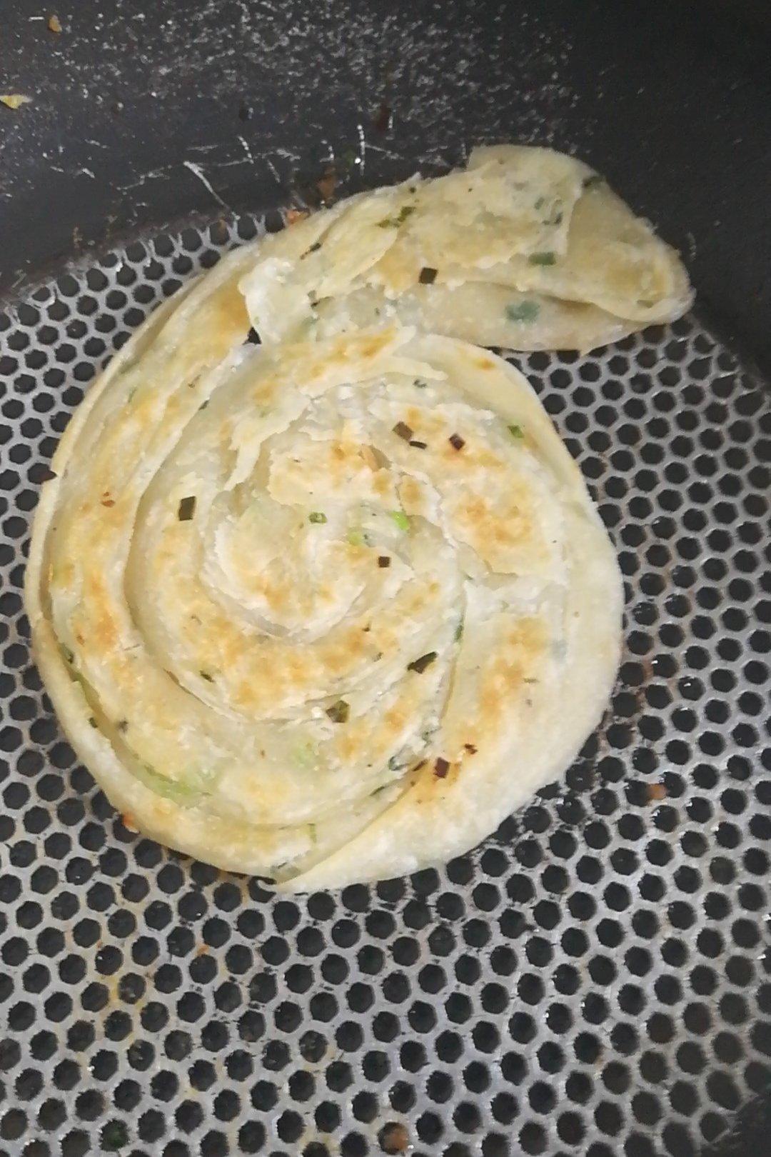 葱花手抓饼