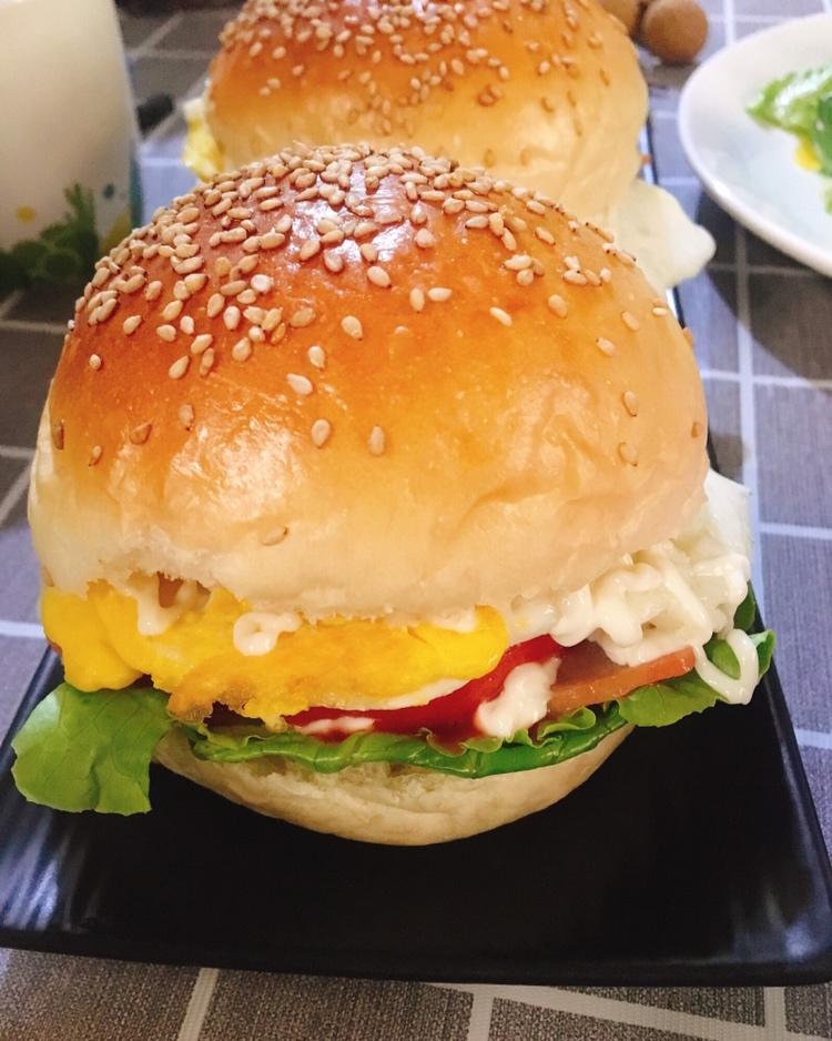 自制营养肉饼汉堡包
