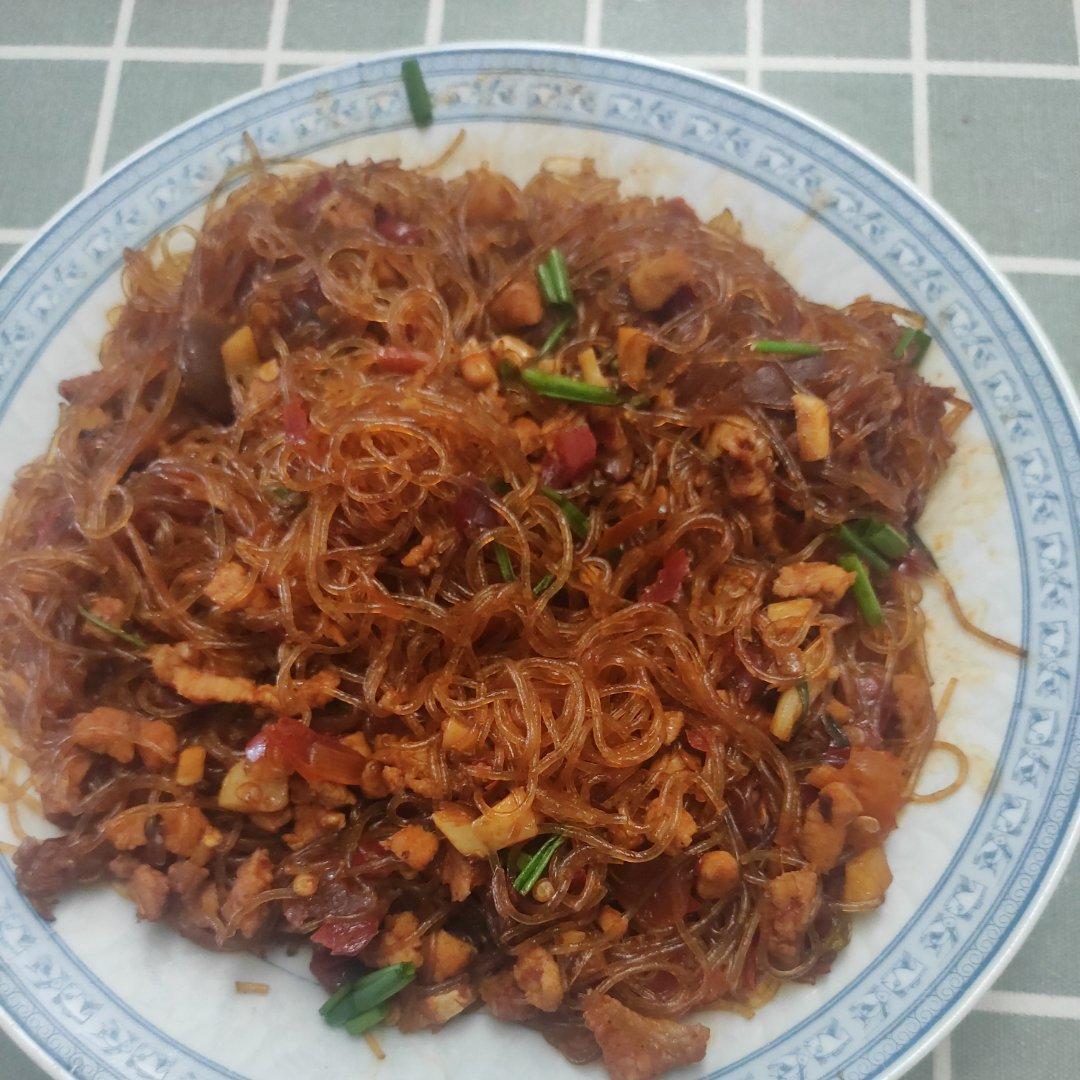 蚂蚁上树(肉末炒粉丝)超下饭‼️十分钟搞定