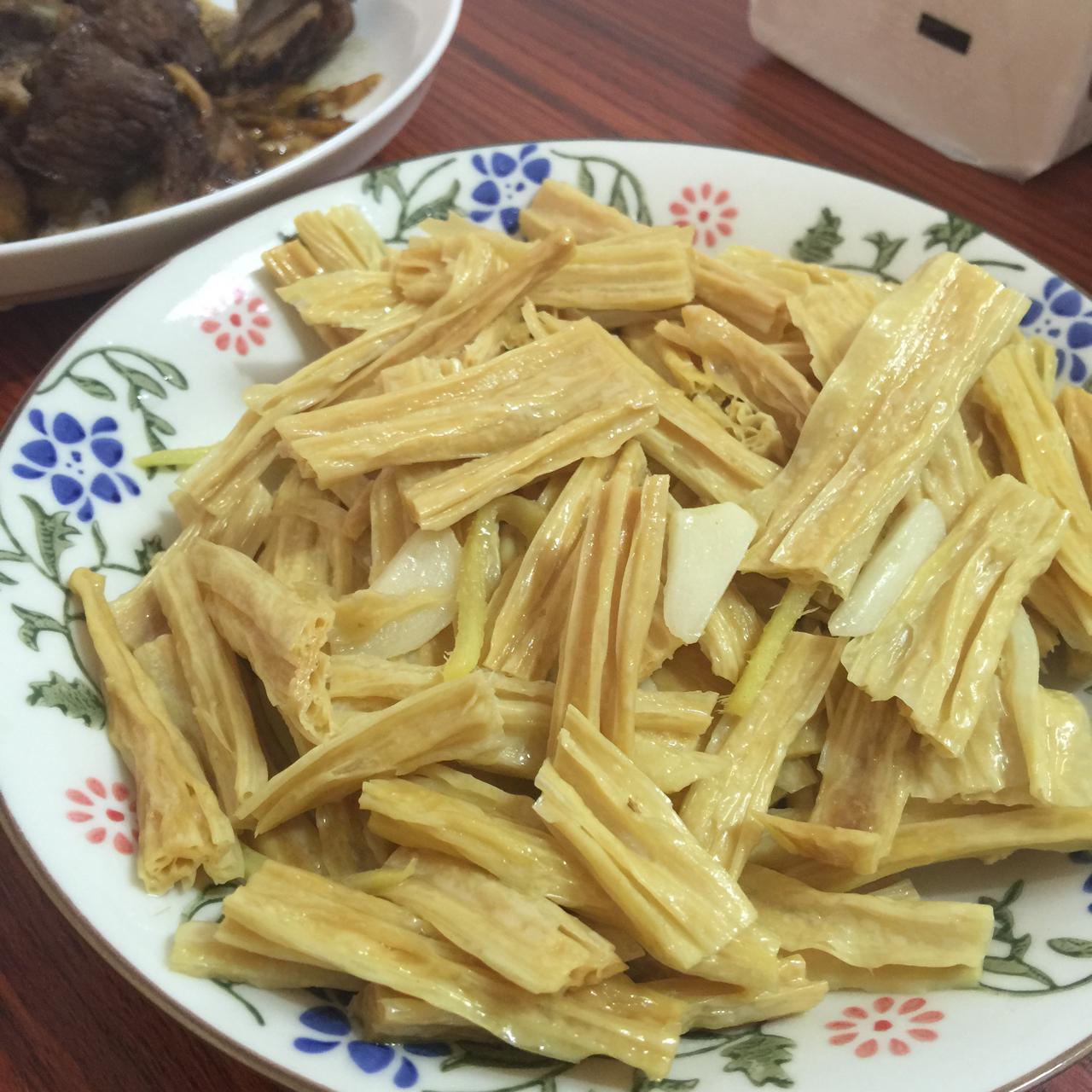 清炒腐竹（我的病号餐）
