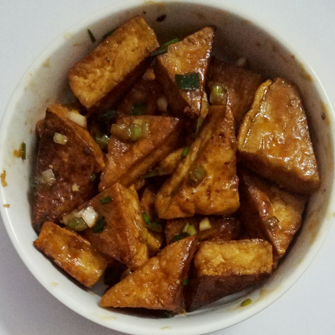 蜜汁叉烧豆腐角