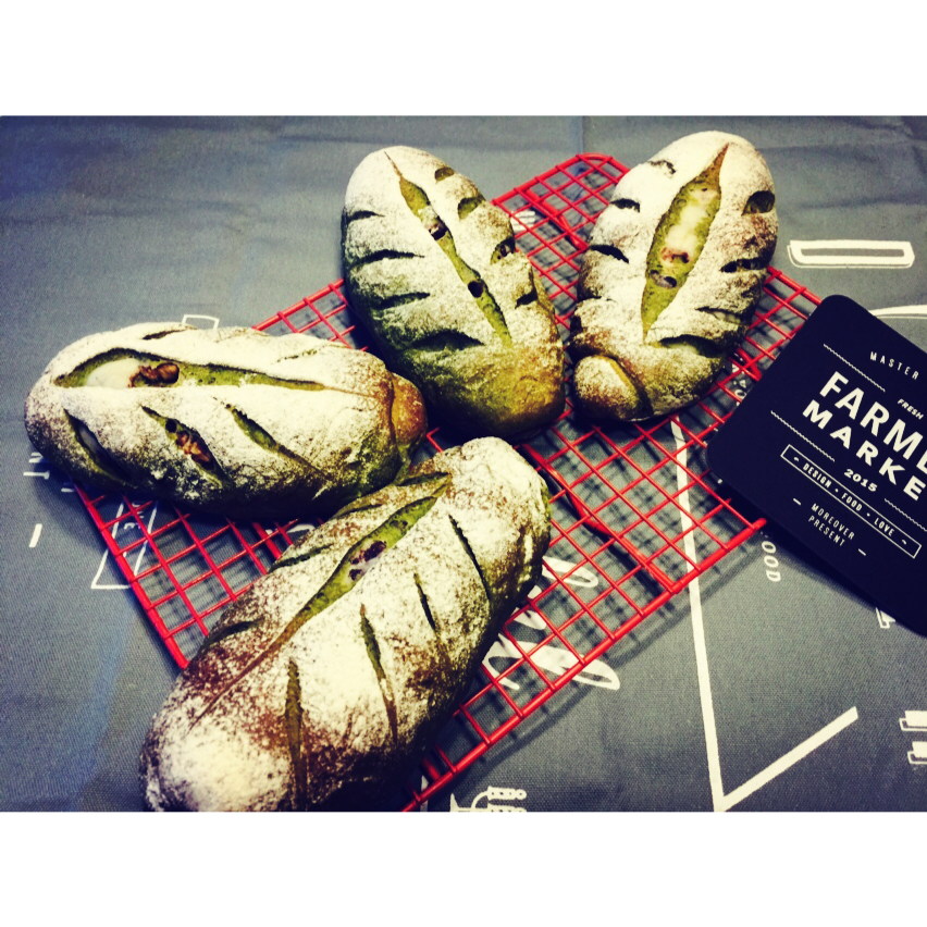 麻薯夹心抹茶软欧