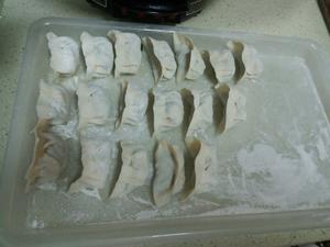 韭菜鸡蛋虾皮饺子的做法 步骤5