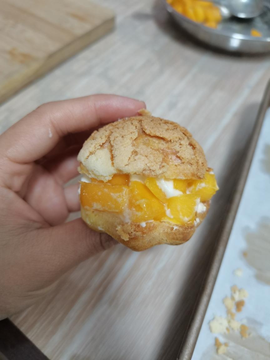 酥皮泡芙的做法