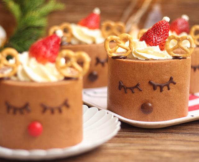 圣诞麋鹿蛋糕卷