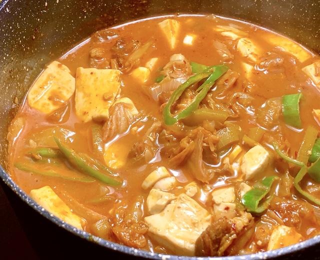 冬日治愈—泡菜豆腐汤的做法