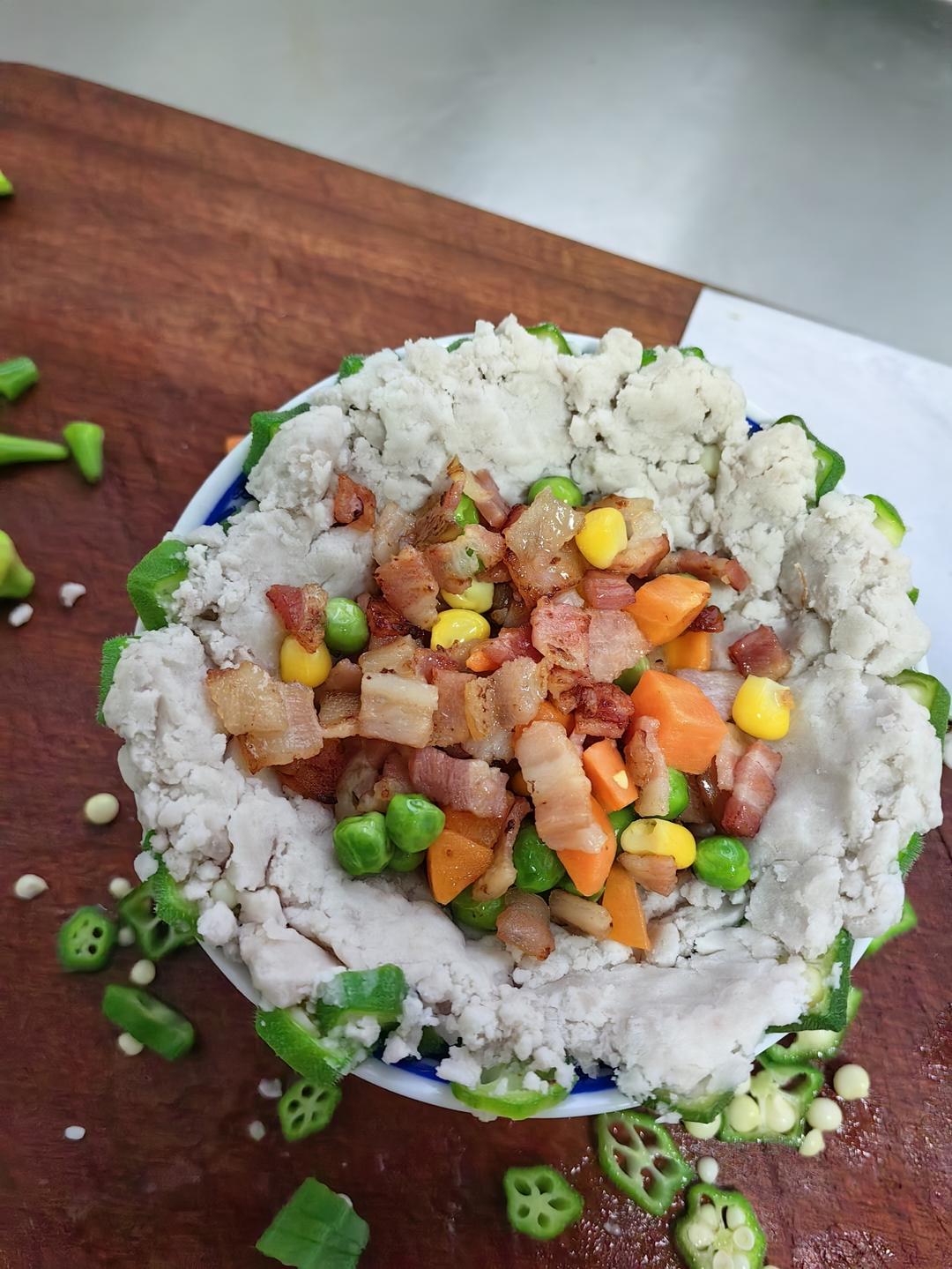 【发现幸福的味道】土豆秋葵碗